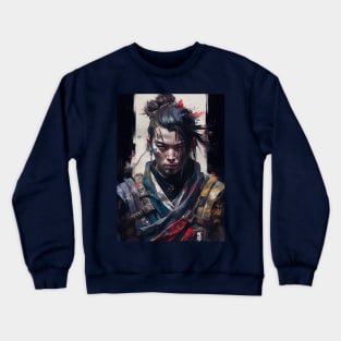 Gothic Samurai - Oil Paint Crewneck Sweatshirt